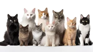 Group of breeds of cat